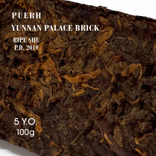 YUNNAN PALACE BRICK Puerh (Ripe, Shu) 100g - Image 2